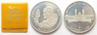 Schweiz - Medaillen EINSIEDELN - PAPSTBESUCH IN DER SCHWEIZ 1981 JOHANNES PAUL II. Silber 33mm -