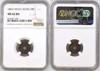 HONG KONG MIL HONGKONG 1 Mil 1863 VICTORIA Bronze ERHALTUNG!!! -