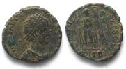 Roman Imperial ARCADIUS. AE Follis, 395-401, ANTB, Antioch mint, Emperor crowned by Victory, VF -