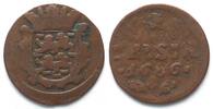 Niederlande - Friesland FRIESLAND Duit 1686 koper -