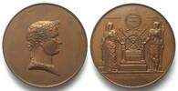 Frankreich - Medaillen NAPOLEON I. Medaille IMPERATORIA POTESTAS Bronze 68mm -