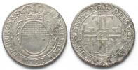 Schweiz - Freiburg FREIBURG / FRIBOURG Halbgulden (28 Kreuzer) 1798 Silber -