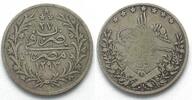 Ägypten ÄGYPTEN 5 Qirsh AH 1293/27 W (1901) ABDUL HAMID II. Silber SELTENES JAHR! -