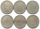 Vereinigte Staaten von Amerika 1901-1910 USA 3 x 5 Cents LIBERTY NICKEL ... 34,99 EUR22,99 EUR  zzgl. 4,50 EUR Versand