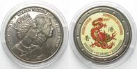 England UK 25 Euro 1997 Drache HONG KONG RETURNS TO CHINA / GOLDEN WEDDING Ku-Ni -