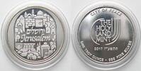 Israel - Medaillen ISRAEL 1 Unze Silber 2017 JERUSALEM seltenes Jahr! -