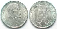  1928 Tschechoslowakei TSCHECHOSLOWAKEI 10 Korun 1928 MASARYK Silber PRACHTSTÜCK! stgl