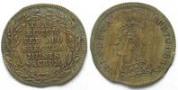 Nürnberger Rechenpfennige MINERVA - TRAIECTUM PER DUO SAECULA MUSIS SACRUM v. Lauer 1836 Messing 22mm -