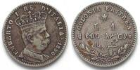 Eritrea ERITREA 1 Lira 1890 UMBERTO I. Silber, seltenes Jahr! -