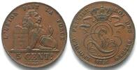 Belgien BELGIEN 5 Centimes 1856 LEOPOLD I. Kupfer -