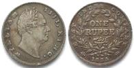 Indien Britisch BRITISCH INDIEN 1 Rupee 1835 Kalkutta WILLIAM IV. Silber -