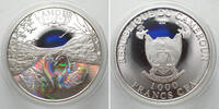 Kamerun KAMERUN 1000 Francs 2011 Schwane Silber L'AMOUR TOUJOURS -