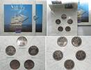 Niederlande NIEDERLANDE 5 x 2 Ecu 1995 SAIL 95 AMSTERDAM Ku-Ni -