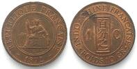 Franz. Indochina FRANZÖSISCH INDOCHINA. 1 Cent 1892 A, Bronze, ERHALTUNG!!! -