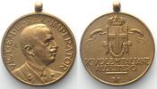 Italien - Orden und Abzeichen VITTORIO EMANUELE III. Medaglia ca.1935 Scuole Italiane all'Estero, 30mm -