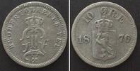 Norwegen NORWEGEN 10 Ore 1876 OSCAR II. Silber -