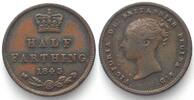 England GROSSBRITANNIEN 1/2 Farthing 1843 VICTORIA Kupfer -