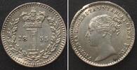 England GROSSBRITANNIEN Maundy Penny 1855 VICTORIA Silber -