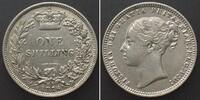 England GROSSBRITANNIEN Shilling 1876, Stempelnummer 3, VICTORIA Silber ERHALTUNG! -