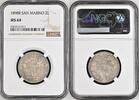 SAN MARINO 2L SAN MARINO. 2 Lire 1898 R, silver, NGC MS 64 -