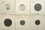 Mexiko MEXIKO Sammlung aus 6 Münzen 1843-1959, mit Silber -