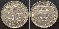 Mosambik PORTUGIESISCH MOSAMBIK. 2 1/2 Escudos 1950, Silber, ERHALTUNG! -