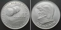 Russland  UdSSR Medaille (1991) VOSTOK / GAGARIN FIRST MAN IN SPACE Titan 40mm stgl