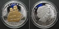 Salomonen SALOMONEN 10 Dollars 2010 Gneisenau LEGENDS OF THE SEAS Silber RAR! -