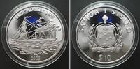 Samoa (Westsamoa) SAMOA 10 Tala 2003 SMS ADLER Silber SELTEN! -