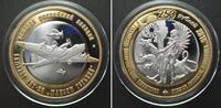 Russische Antarktische Gebiete RUSS. ANTARKTISCHE. GEB. 250 Rubel 2016, ANT-20, Maxim Gorki, LUFTFAHRT Bimetall -