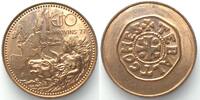 Frankreich - Stadteuros FRANKREICH 1 Euro de Provins 1998 Messing -