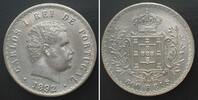 Portugal PORTUGAL 500 Reis 1892 KARL I. Silber ERHALTUNG!!! -