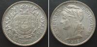 Portugal PORTUGAL 50 Centavos 1912 Silber, seltener Jahrgang! ERSTABSCHLAG!!! -