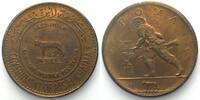 Ras al-Khaima RAS AL KHAIMA Probe zu 75 Riyals 1970 ROMA Bronze 32mm SELTEN! -