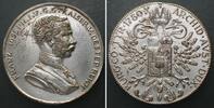 Deutschland - Medaillen Imitation MARIA-THERESIEN-TALER / TAPFERKEITSMEDAILLE ca.1900 Messing 31mm -