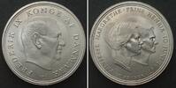 Dänemark DÄNEMARK 10 Kroner 1967 HOCHZEIT MARGRETHE Silber PRACHTSTÜCK!!! -