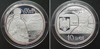 Rumänien RUMÄNIEN 10 Lei 2009, 650 J. METROPOLITANBISTUM WALACHEI, Silber RAR! -