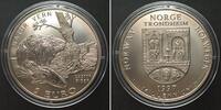 Norwegen NORWEGEN 5 Euro 1997 Biber TRONDHEIM Ku-Ni -