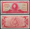 Kuba CUBA 3 Pesos 1984 CHE GUEVARA, Sig. Raul Leon Torras, kassenfrisch -