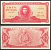 Kuba CUBA 3 Pesos 1984 CHE GUEVARA, Sig. Raul Leon Torras, kassenfrisch -