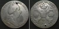 Haus Habsburg Taler RDR Kronentaler 1784, Brüssel, JOSEPH II. Silber -