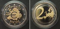 Slowenien SLOWENIEN 2 Euro 2012, 10 JAHRE EURO-BARGELD, Polierte Platte -