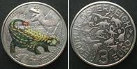 Österreich ÖSTERREICH 3 Euro 2020 Ankylosaurus DINOTALER Farbe Ku-Ni -