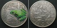 Österreich ÖSTERREICH 3 Euro 2018 Frosch TIERTALER Farbe Ku-Ni -