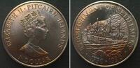 Pitcairn PITCAIRN 1 Dollar 1990 SIEDLUNGSGRÜNDUNG Ku-Ni -