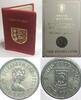 Jersey JERSEY 1 Pound 1984 St. Saviour PARISH EMBLEMS Nickel-Messing im Blister -