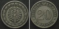 Deutschland - Kaiserreich KAISERREICH 20 Pfennig 1888 A Ku-Ni J.6 -