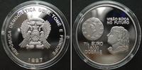 St. Thomas & Prinzeninsel S. TOME e PRINCIPE 15000 Dobras - 7,5 Euro 1997, Vreneli, Silber SELTEN! -