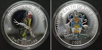 Bahamas BAHAMAS 2 Dollars 1995 Papagei FLORA & FAUNA Silber FARBE -