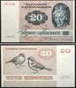 Dänemark DÄNEMARK 20 Kroner 1972 PAULINE TUTEIN kassenfrisch -